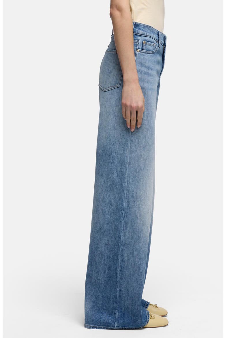 Lotta High Waist Wide Leg Jeans, Alternate, color, CHILL WAVE