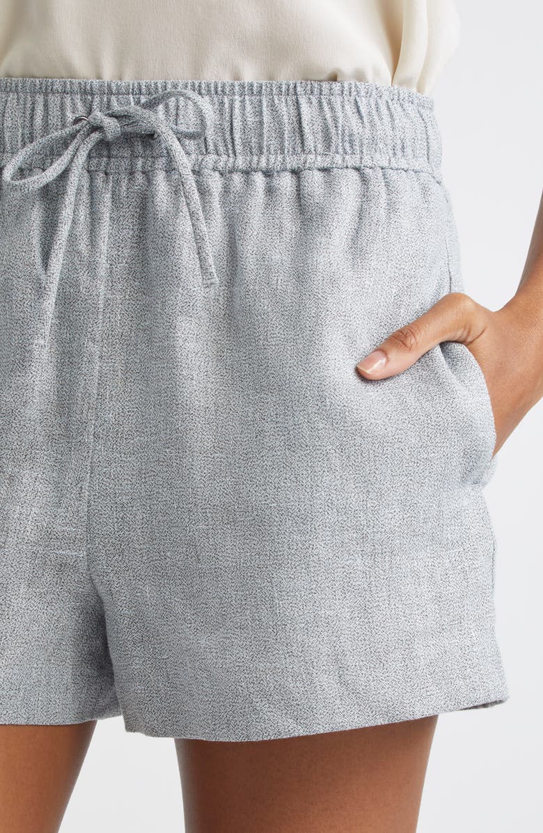 Reiss Willow Linen Blend Drawstring Shorts, Alternate, color, 