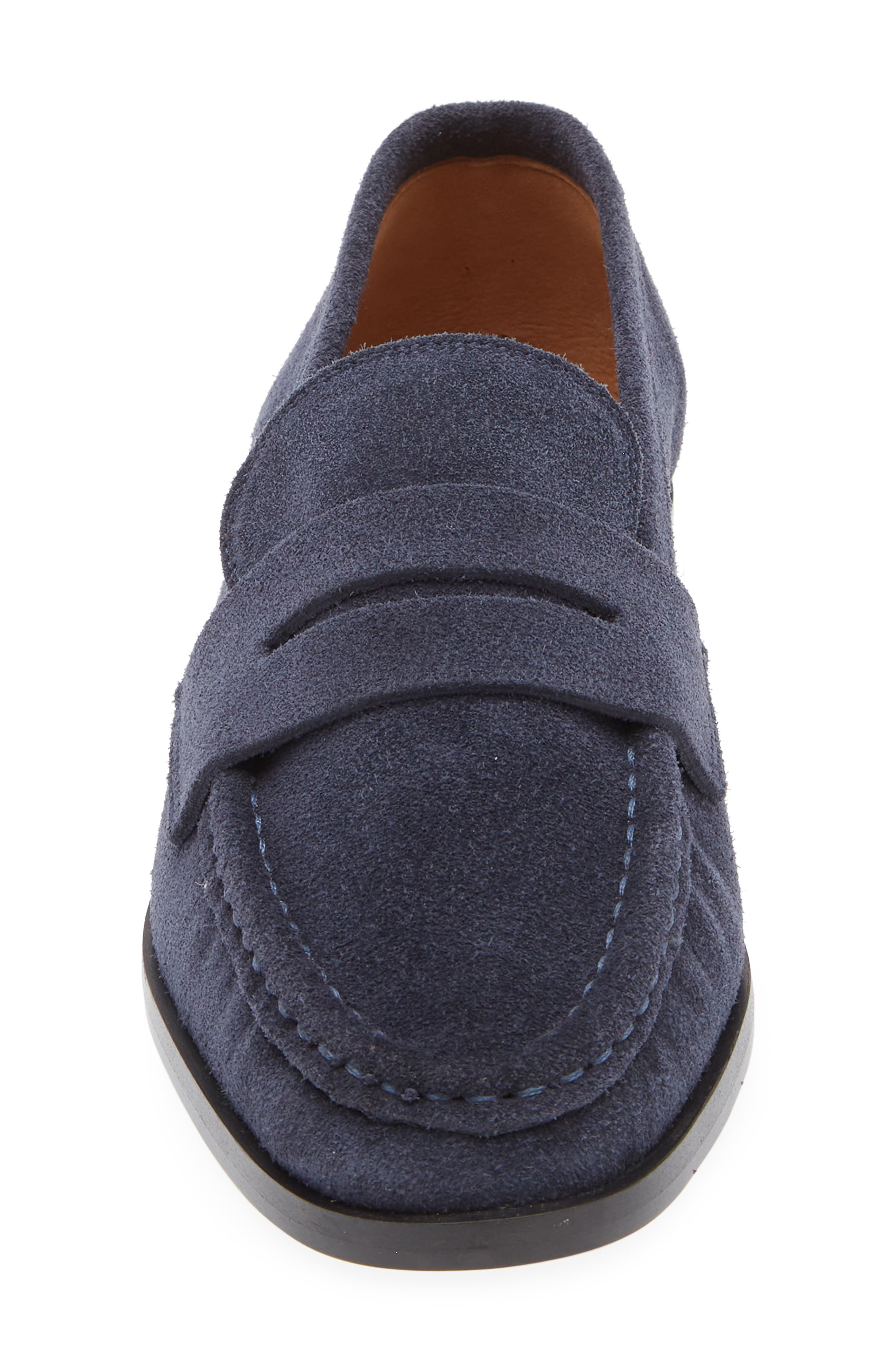 ATP ATELIER Airola Penny Loafer, Alternate, color, Mirtillo