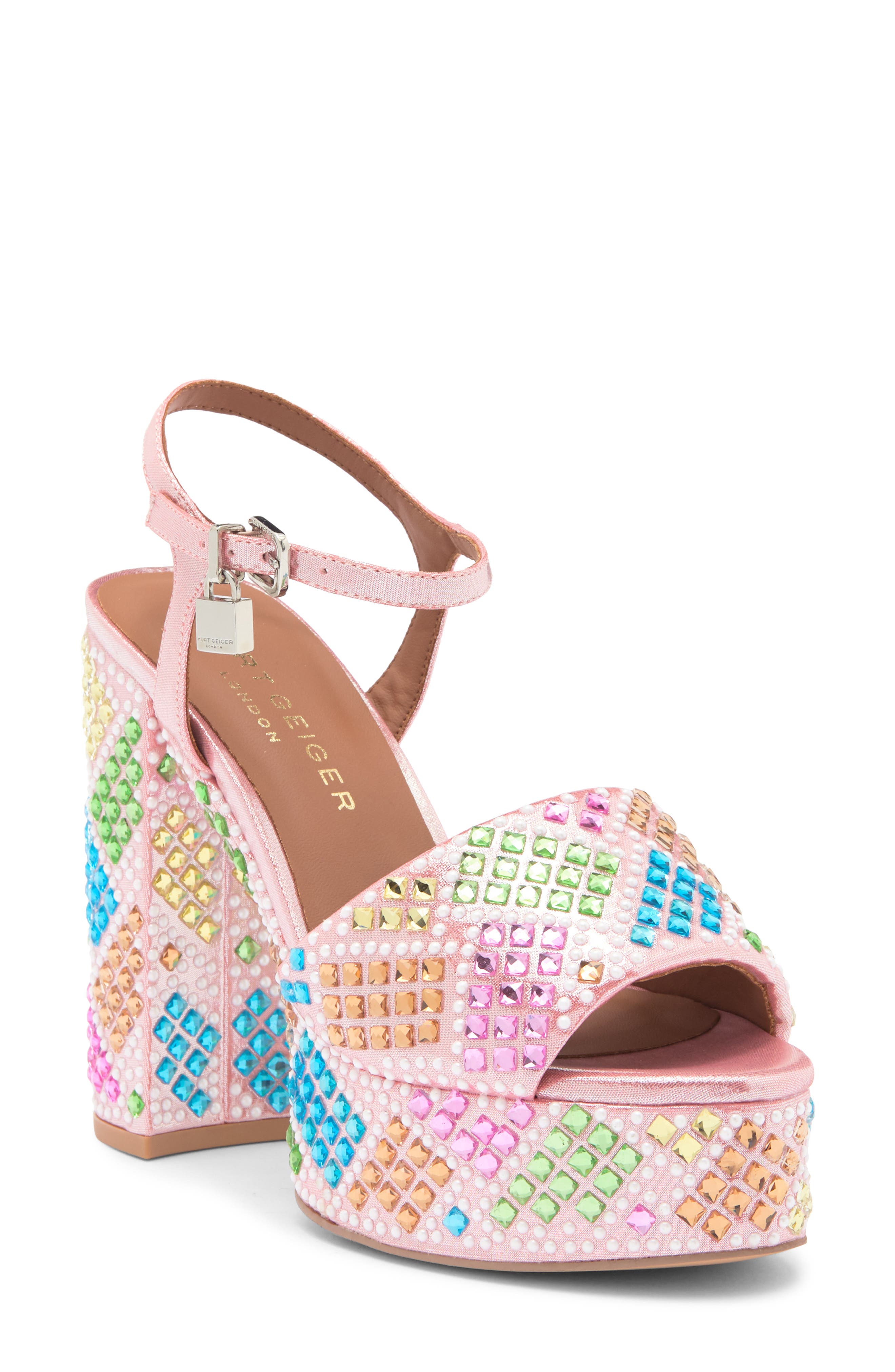 Kurt Geiger London Brixton Platform Sandal, Main, color, 