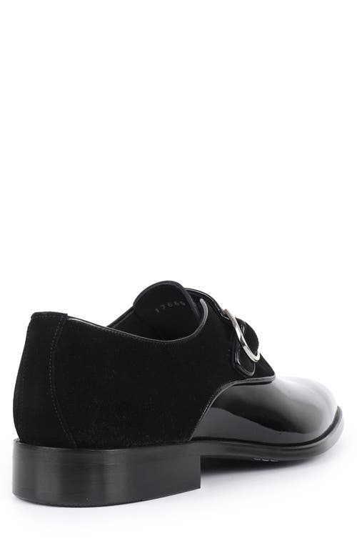 Vellapais Alpine Monk Strap Loafer In Black