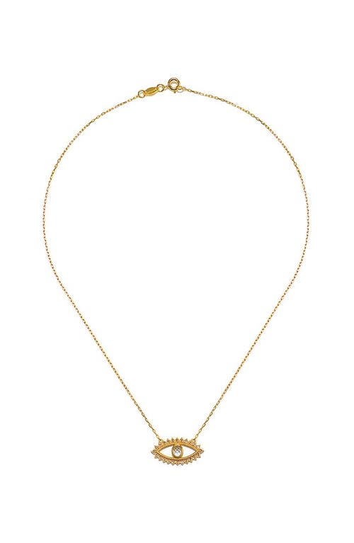 SATYA JEWELRY SATYA JEWELRY KEEPER OF POSITIVITY EYE NECKLACE