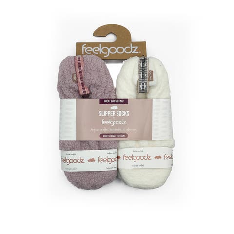 Women
s Equinox Slipper Socks 2-Pack Elm