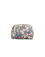 Fable England Hydrangea Small Quilted Makeup Bag