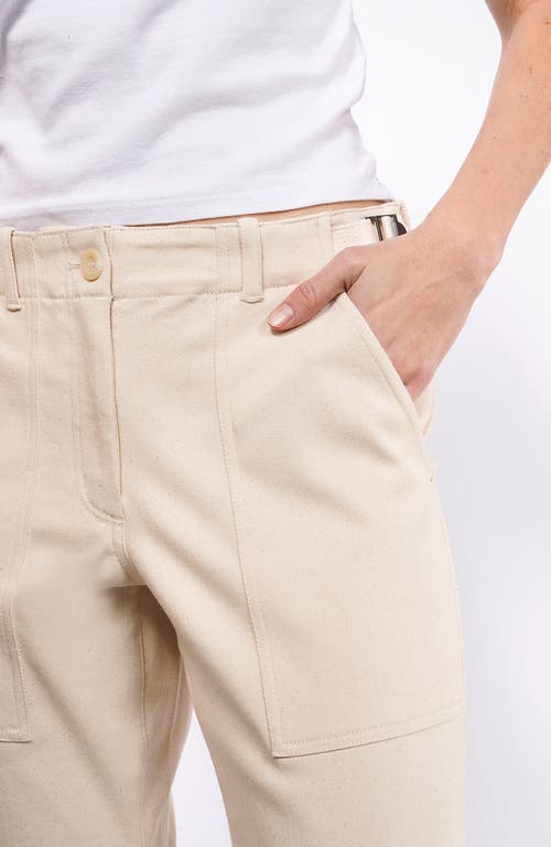 Wildfang Essential Denim Utility Pant In Natural