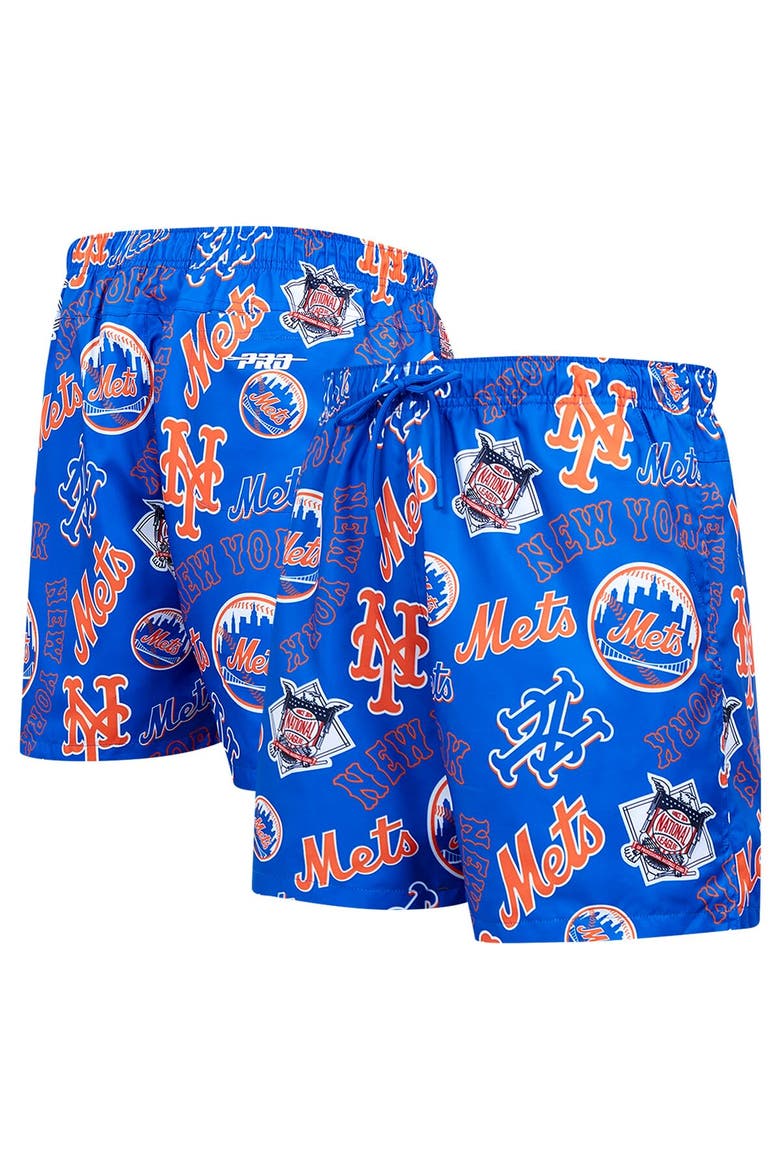 Men's Pro Standard Royal New York Mets Toss Logo Woven Shorts, Main, color, Royal