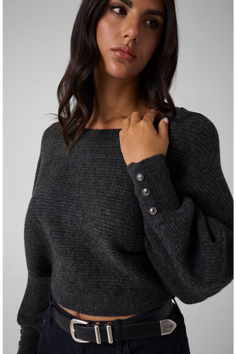 Emily Boat Neck Sweater, Alternate, color, OPEN GREY