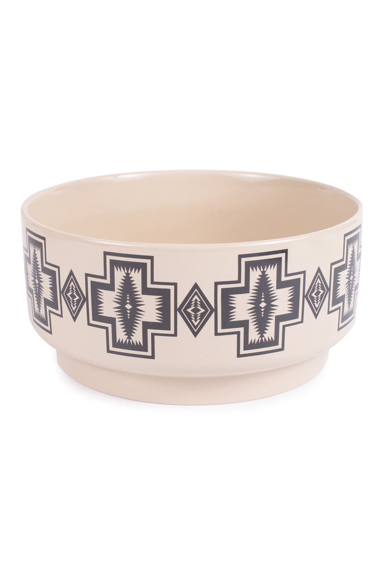 Ceramic Pet Food Bowl, Main, color, HARDING NATURAL