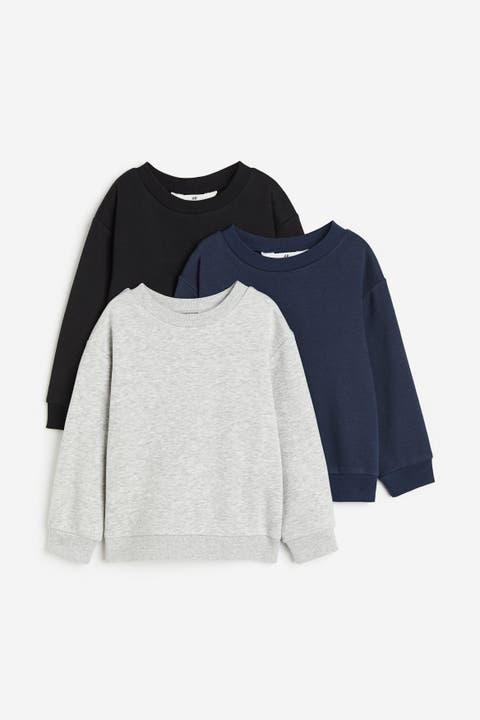 3-pack Brushed-inside Sweatshirts