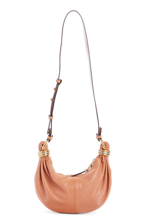 Chloé Mini Bracelet Hobo Bag In Grained Leather