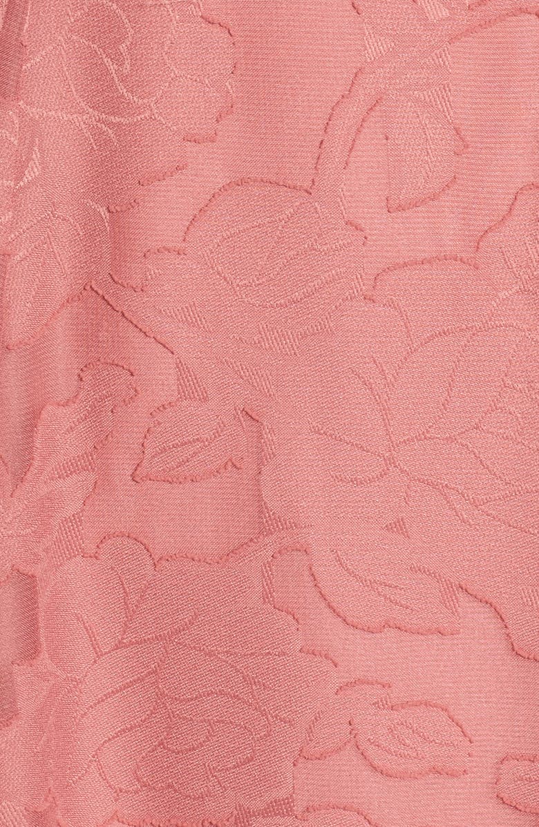 WAYF Flocked Wrap Dress, Alternate, color, 