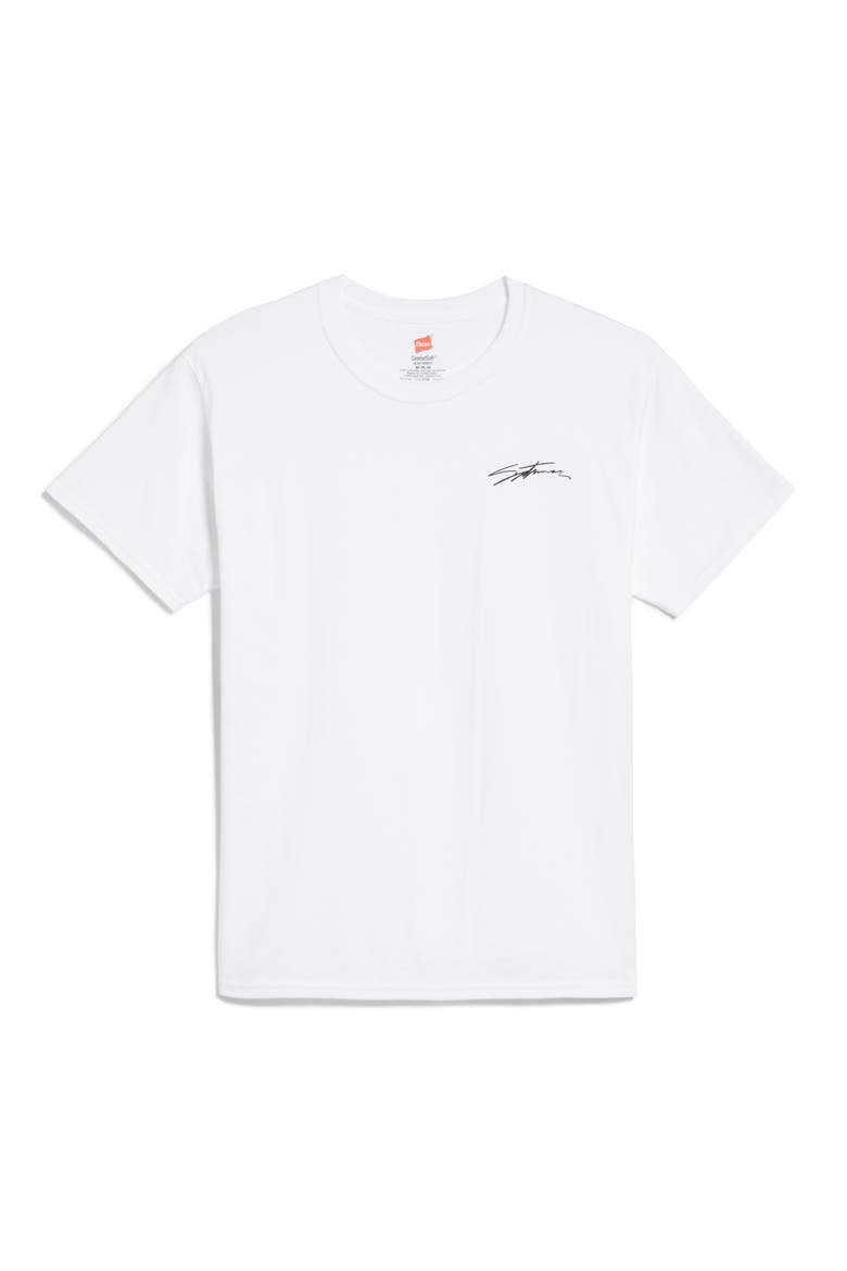 Saturdays NYC Logo T-Shirt, Main, color, WHITE