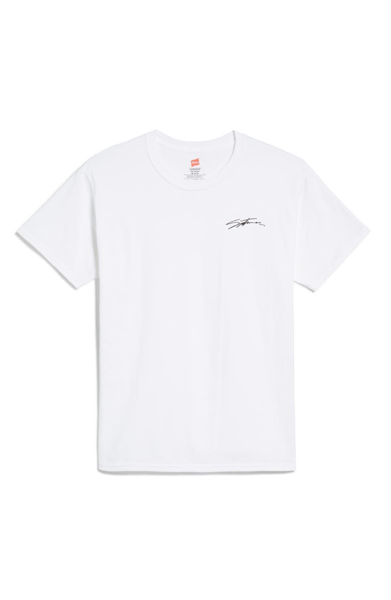 Hanes Saturdays NYC Logo T-Shirt, Main, color, 