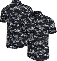 Reyn Spooner Men's Reyn Spooner Black Miami Marlins Kekai Performance Button-Up Shirt
