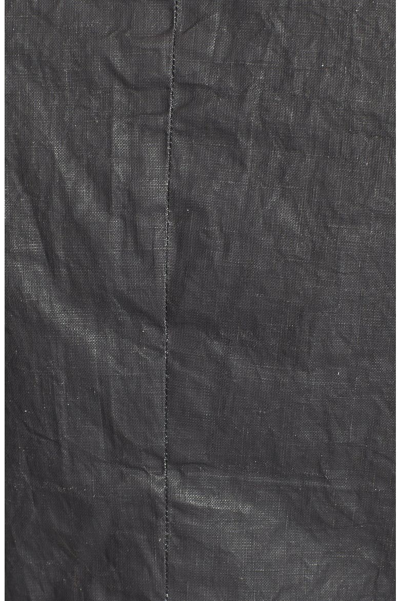 Waxed Linen Jacket, Alternate, color, BLACK/ WHITE