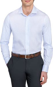 W.R.K Slim Fit Metro Diamond Reworked Dress Shirt