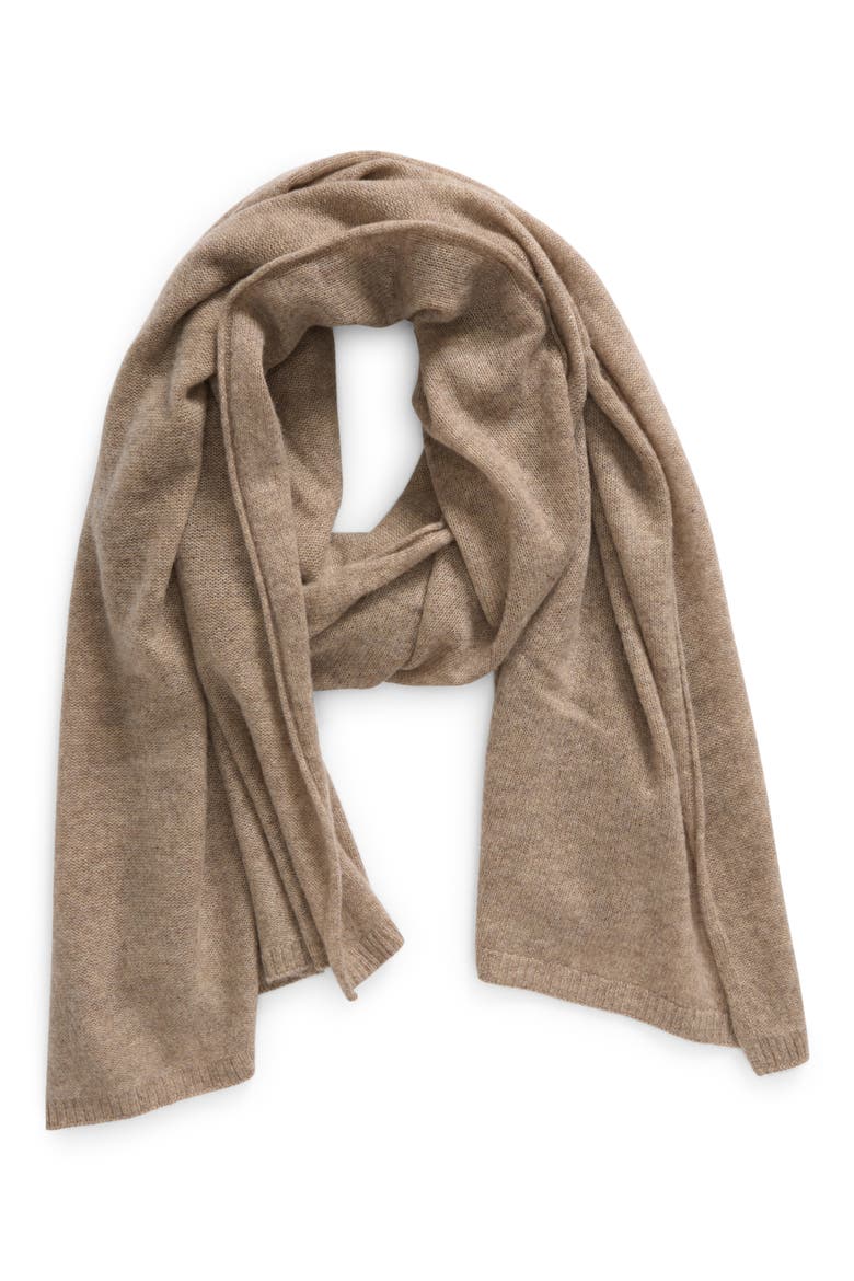 Cashmere Scarf, Alternate, color, BEIGE BLISS