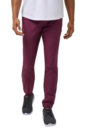 Travismathew Sport Mode Twill Joggers In Purple