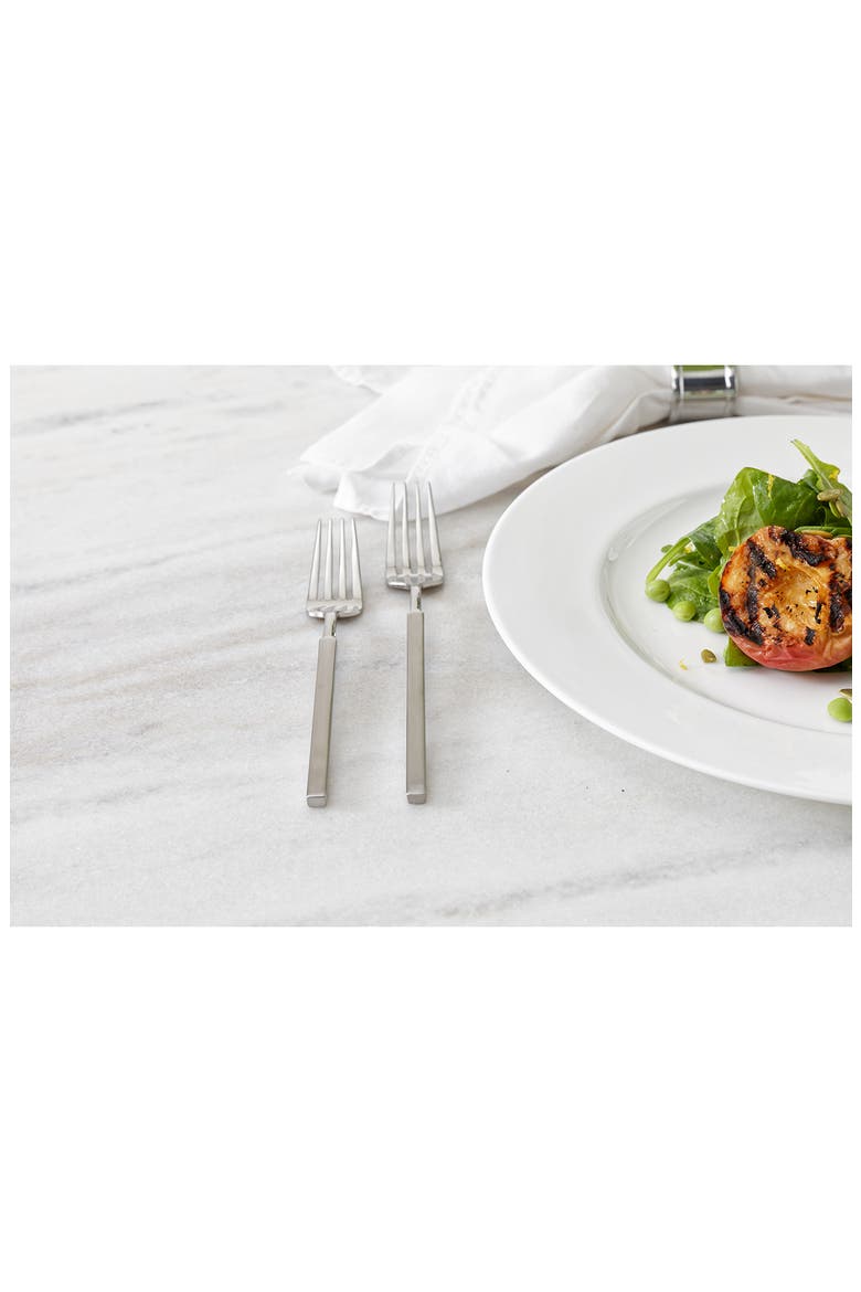 Jaxson Mirrored 20-Piece Flatware Set, Alternate, color, SILVER