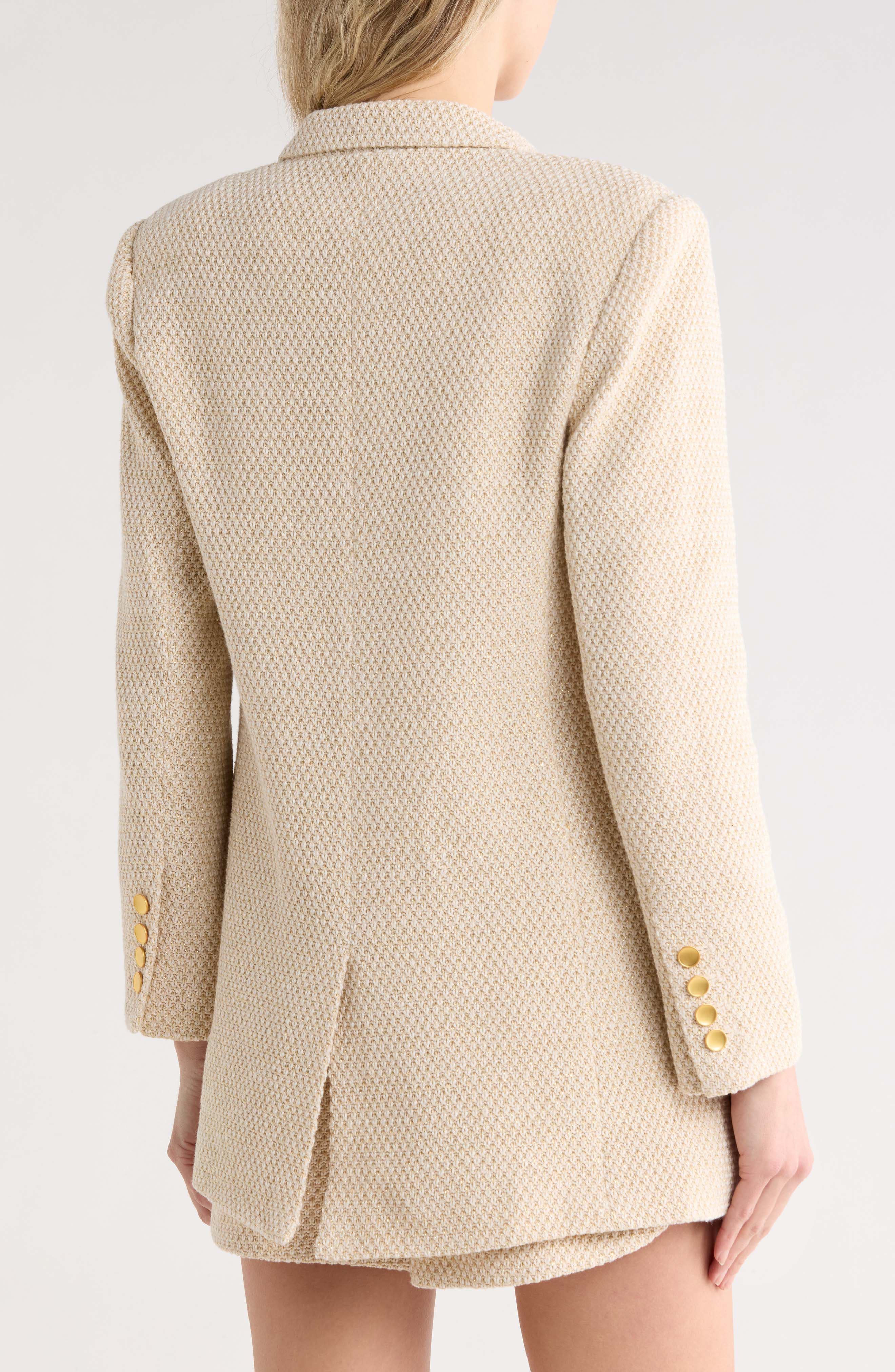 Riva Double Breasted Knit Blazer - image 2