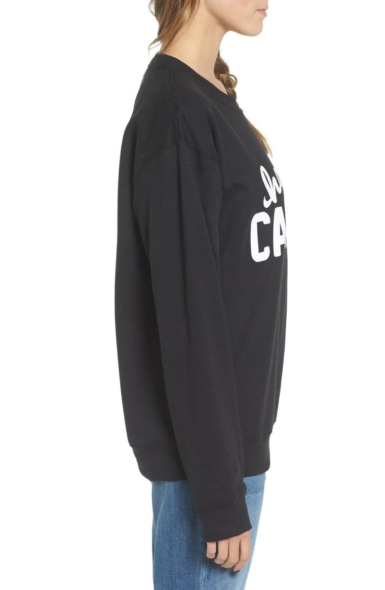 Sub_Urban Riot 'Happy Camper' Graphic Sweatshirt, Alternate, color,