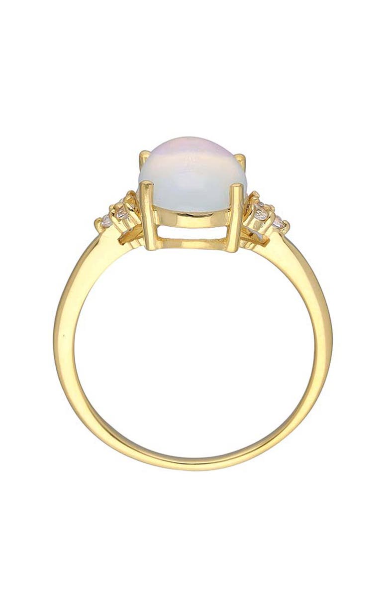 YS GEMS 18K Gold Plated Oval Cut Opal Ring, Alternate, color, 