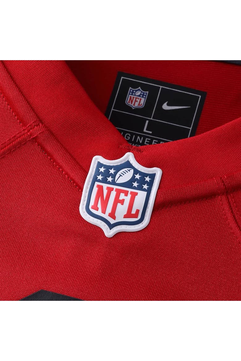 Men's Nike Christian McCaffrey Scarlet San Francisco 49ers Alternate Game Player Jersey, Alternate, color, Scarlet