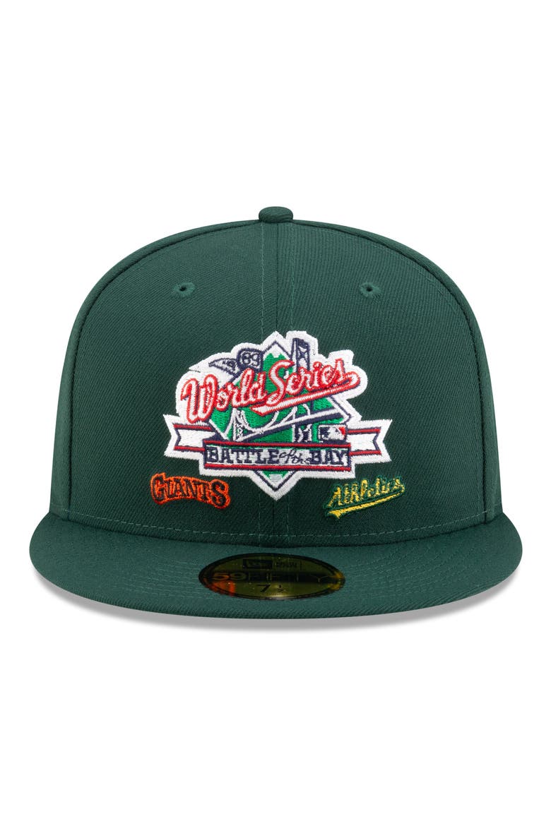 x Diet Starts Monday 59FIFTY Oakland Athletics World Series Fitted Baseball Cap, Alternate, color, GREEN