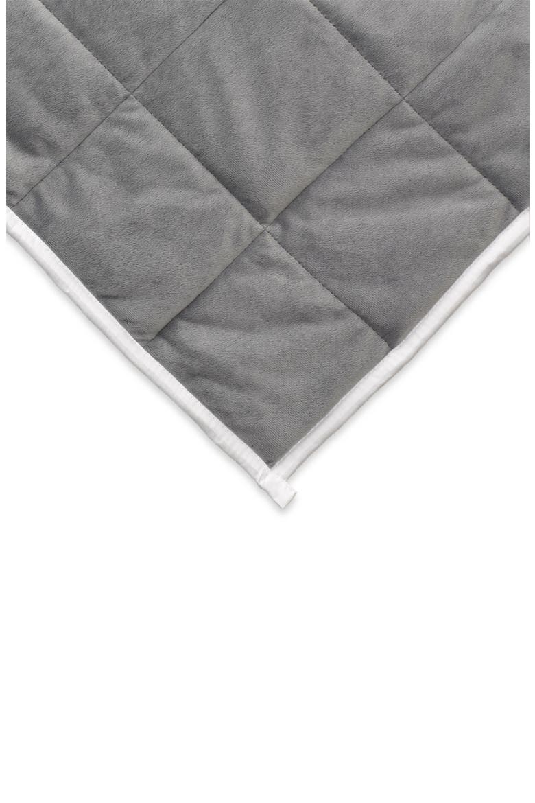 Weighted Blanket - 12 lbs., Alternate, color, GREY/WHITE