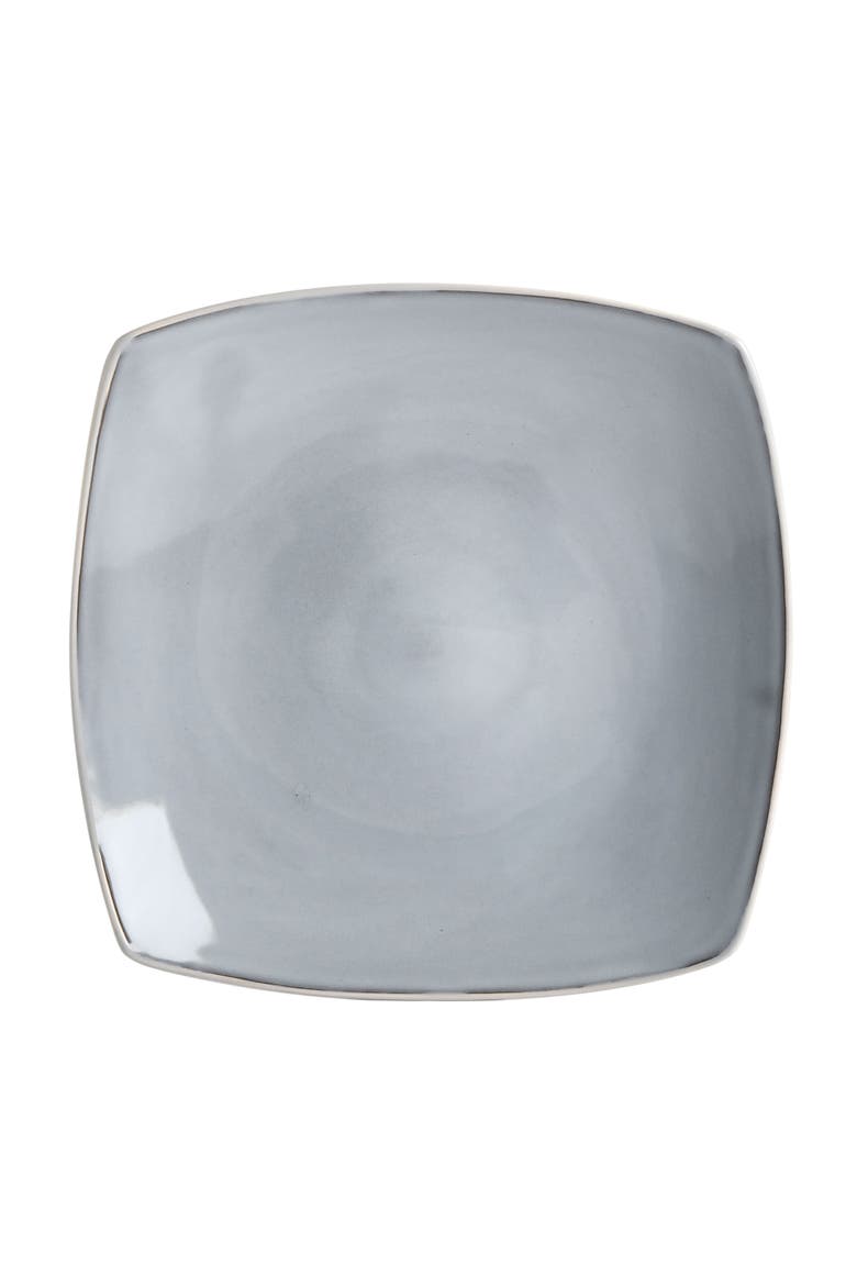 Soho Lounge Square Stoneware Dinnerware Set, Alternate, color, Grey