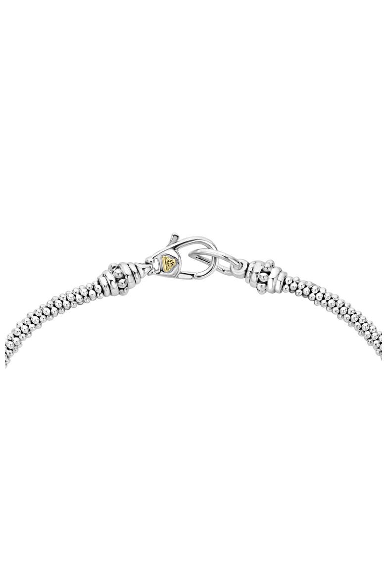 Luna Pearl Single Station Caviar Bracelet, Alternate, color, SILVER/ PEARL