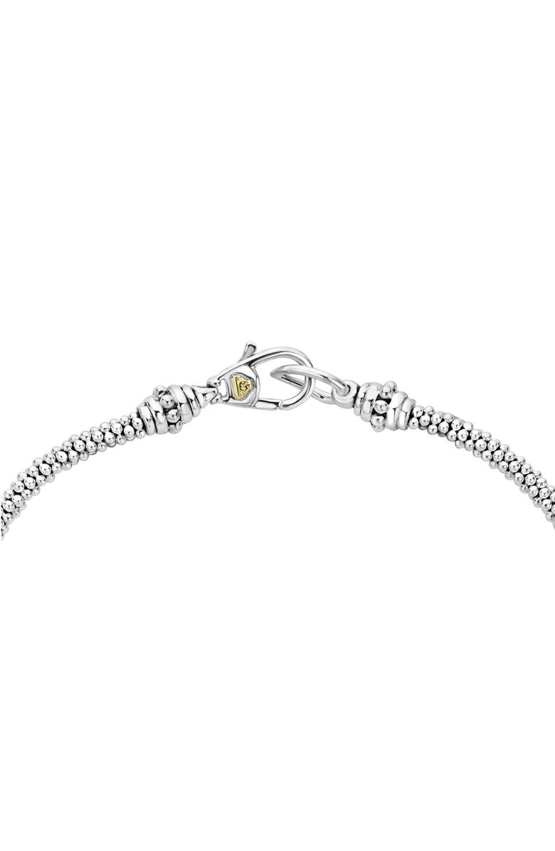 LAGOS Luna Pearl Single Station Caviar Bracelet, Alternate, color, 
