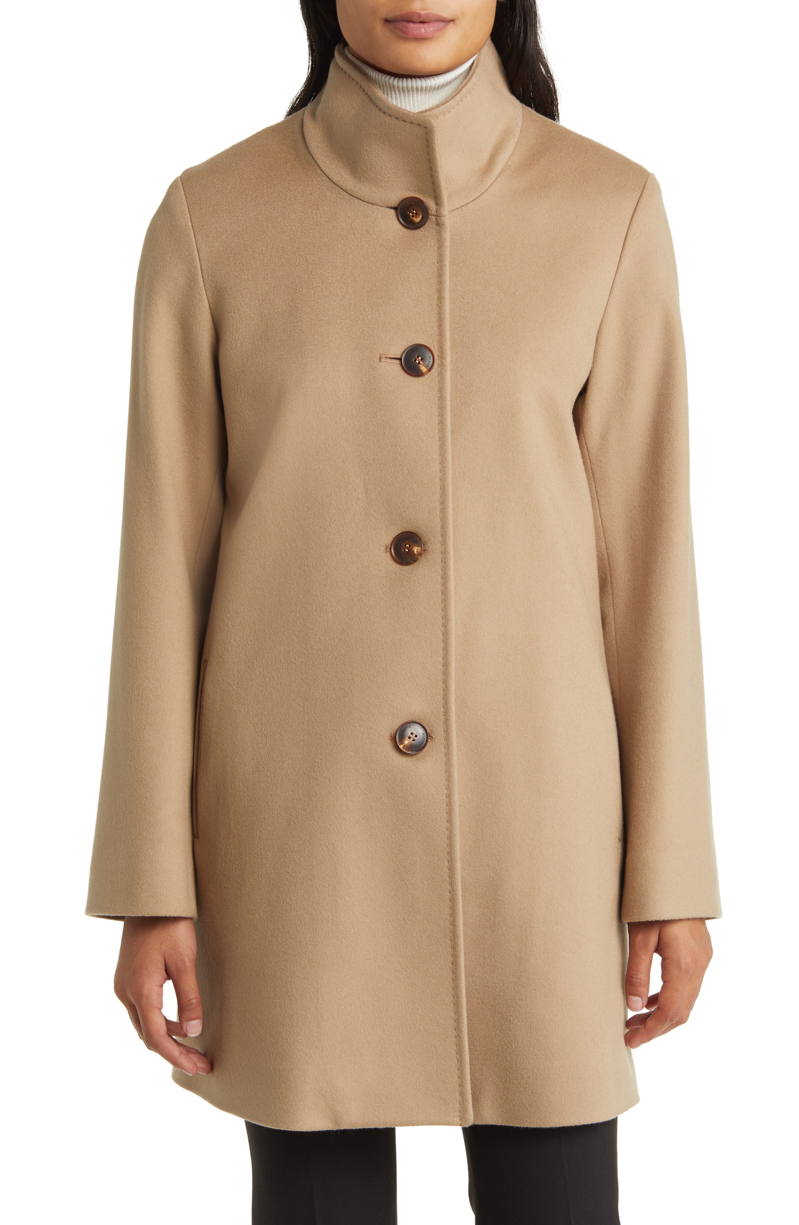 petite tan coat