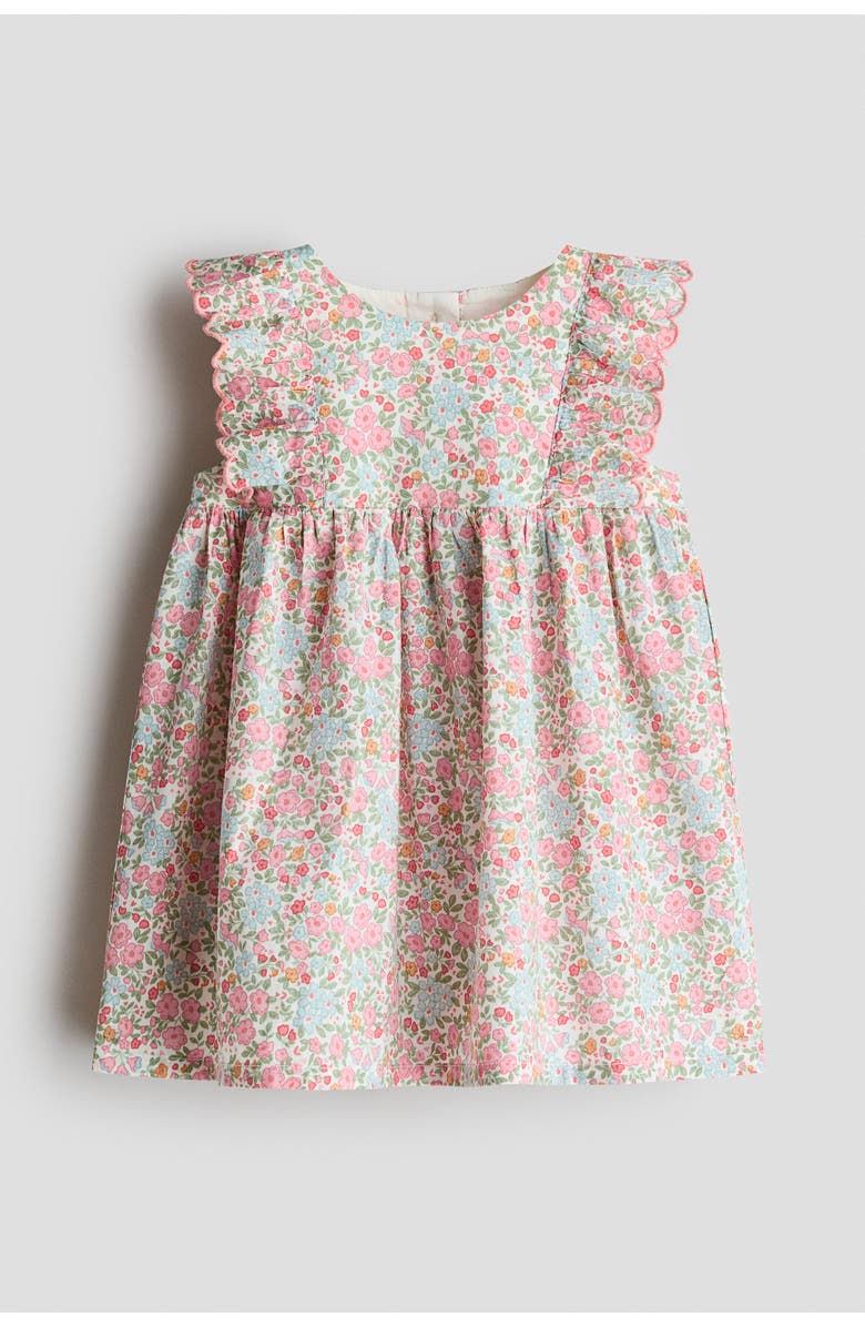 H&M Cotton Dress, Alternate, color, Light Pink/Floral
