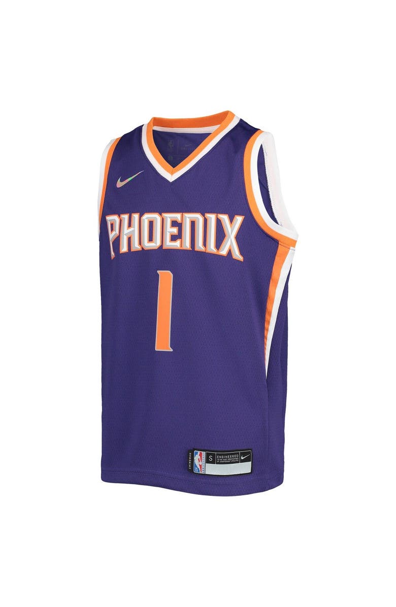 Nike Youth Nike Devin Booker Purple Phoenix Suns 2021/22 Diamond Swingman Jersey - Icon Edition, Alternate, color,