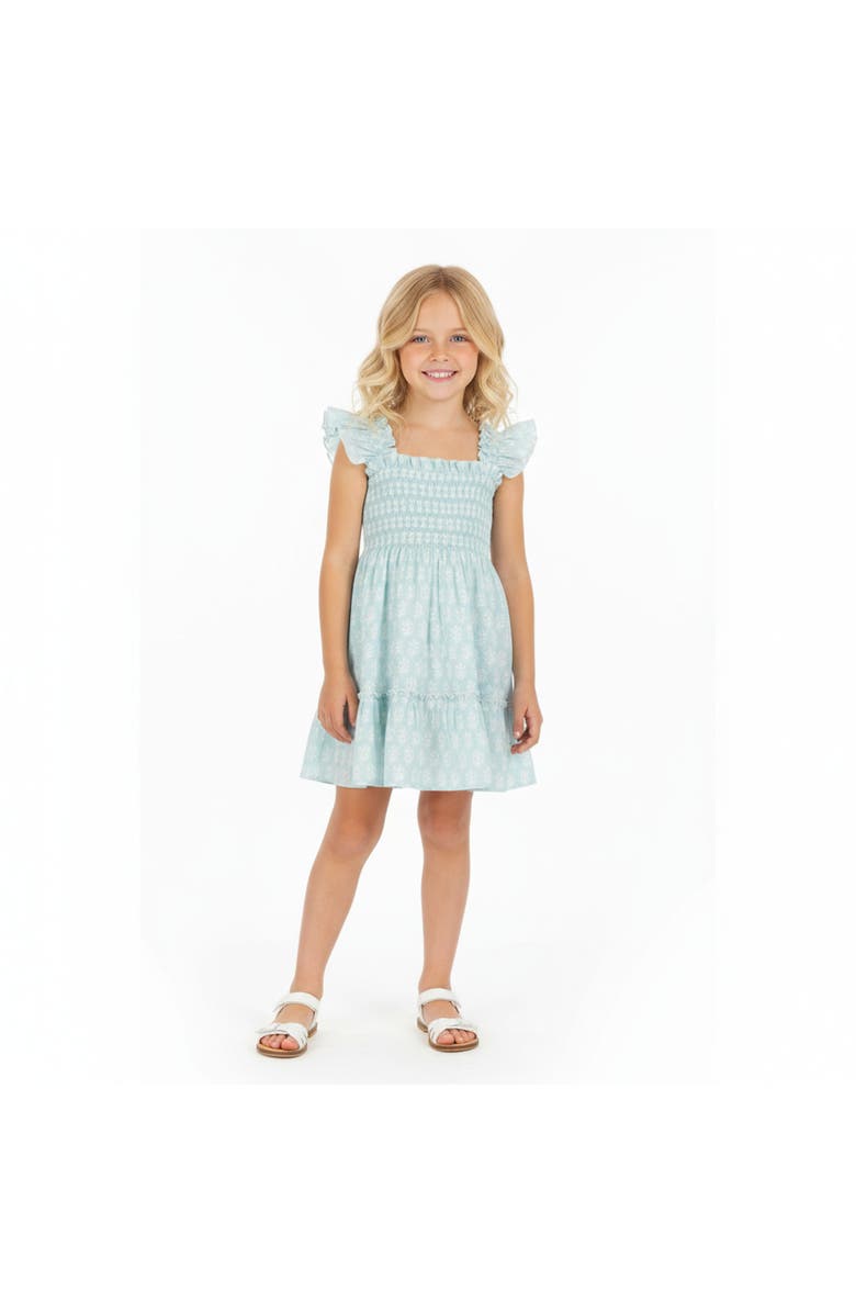 Mer St. Barth Mini Paloma Dress, Alternate, color, Green