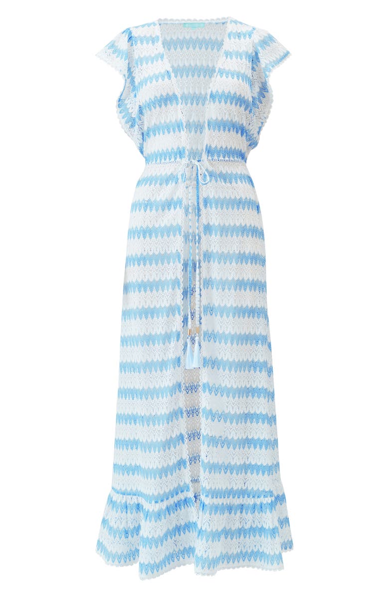 Melissa Odabash Stevie Open Stitch Cover-Up Maxi Dress, Alternate, color,