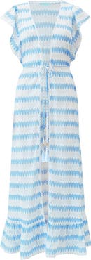 Melissa Odabash Stevie Open Stitch Cover-Up Maxi Dress