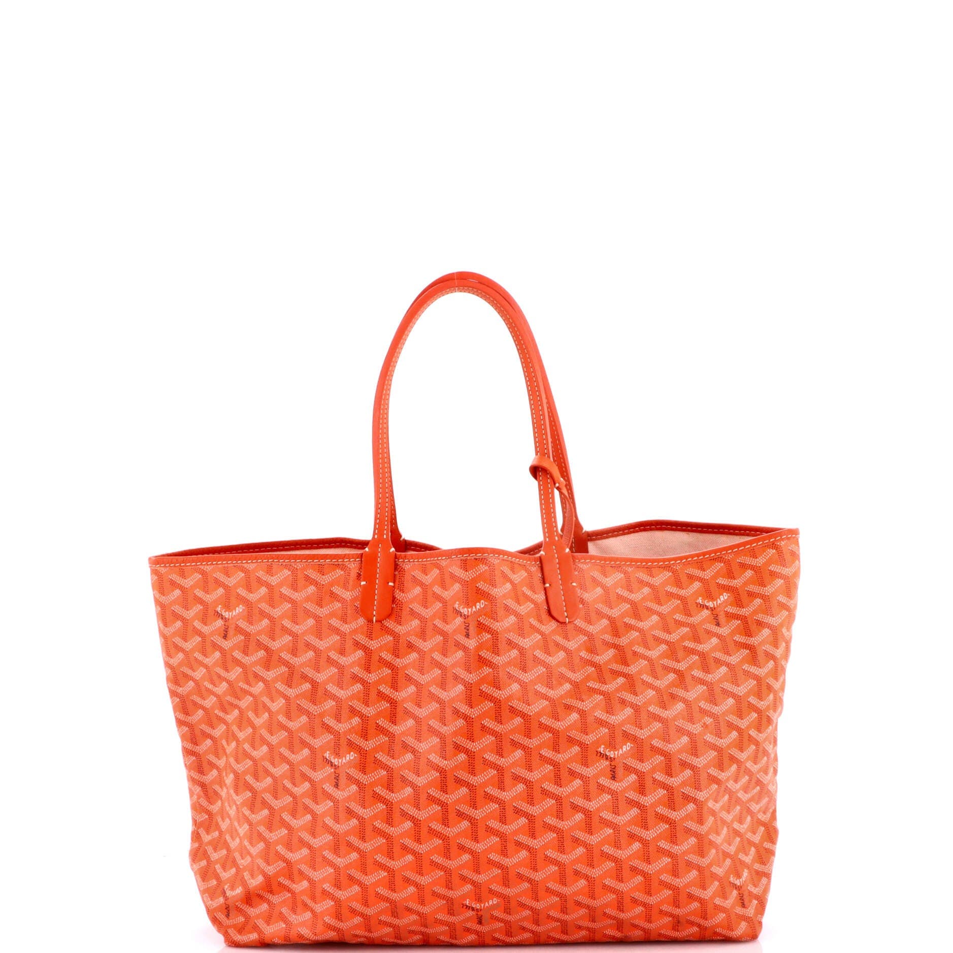 Pre-Owned Goyard Saint Louis Tote Coated Canvas PM, Alternate, color, Orange