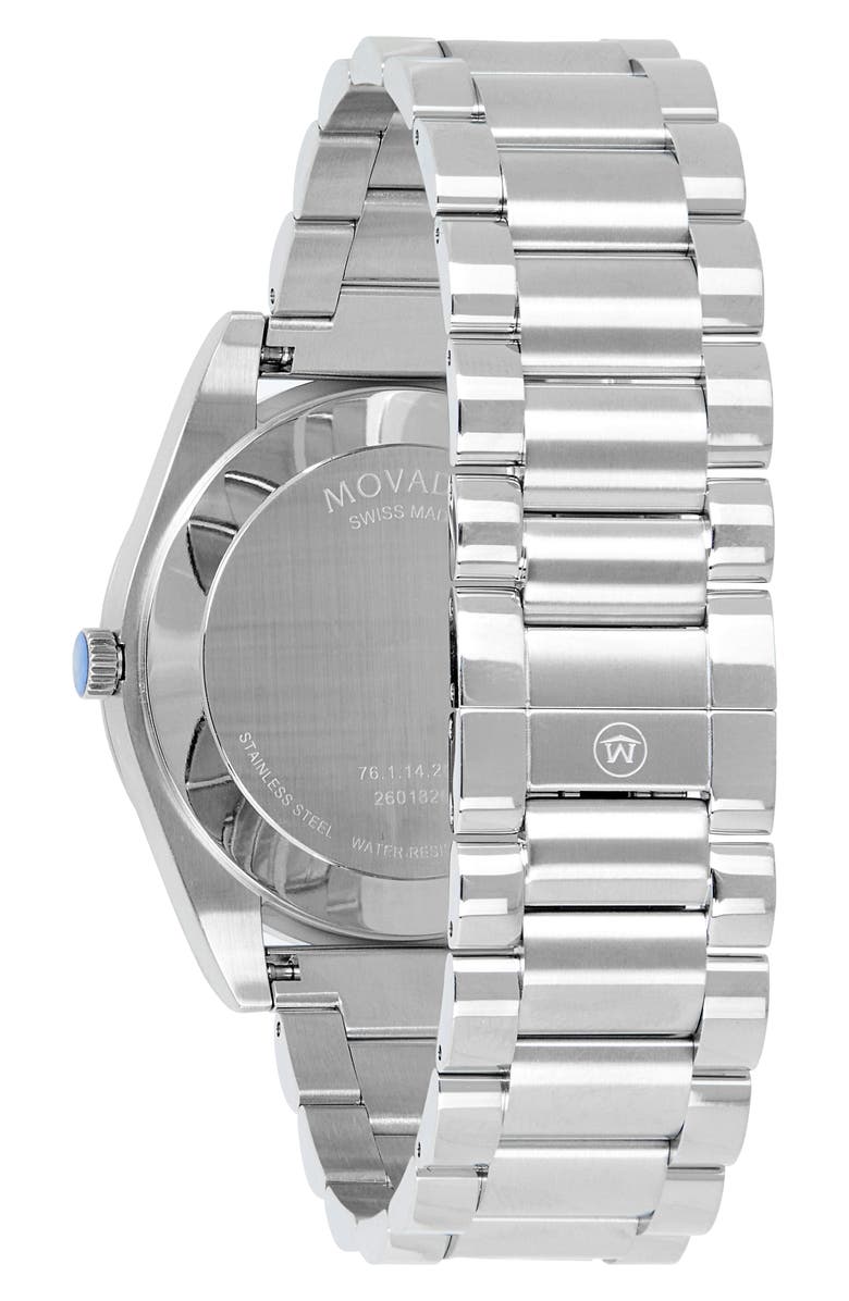 Movado Sportivo Bracelet Watch, 41mm, Alternate, color, Black