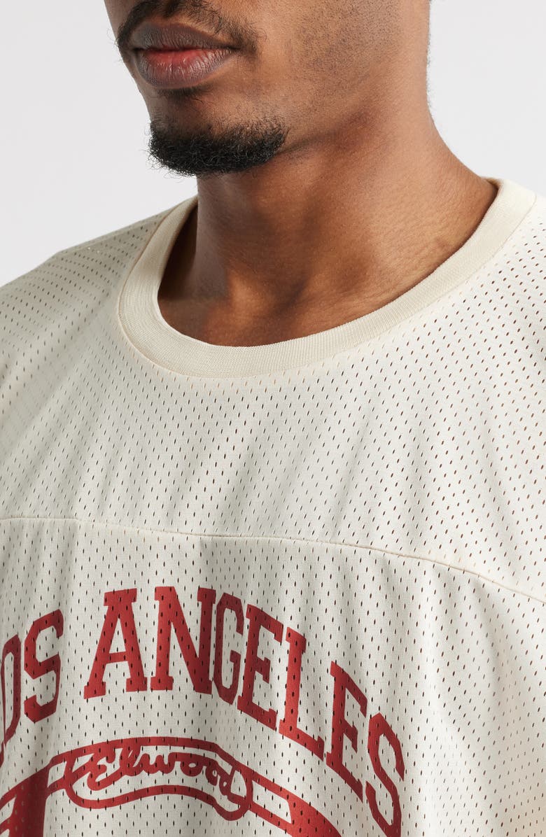 Elwood Mesh Practice Jersey Top, Alternate, color, Field White