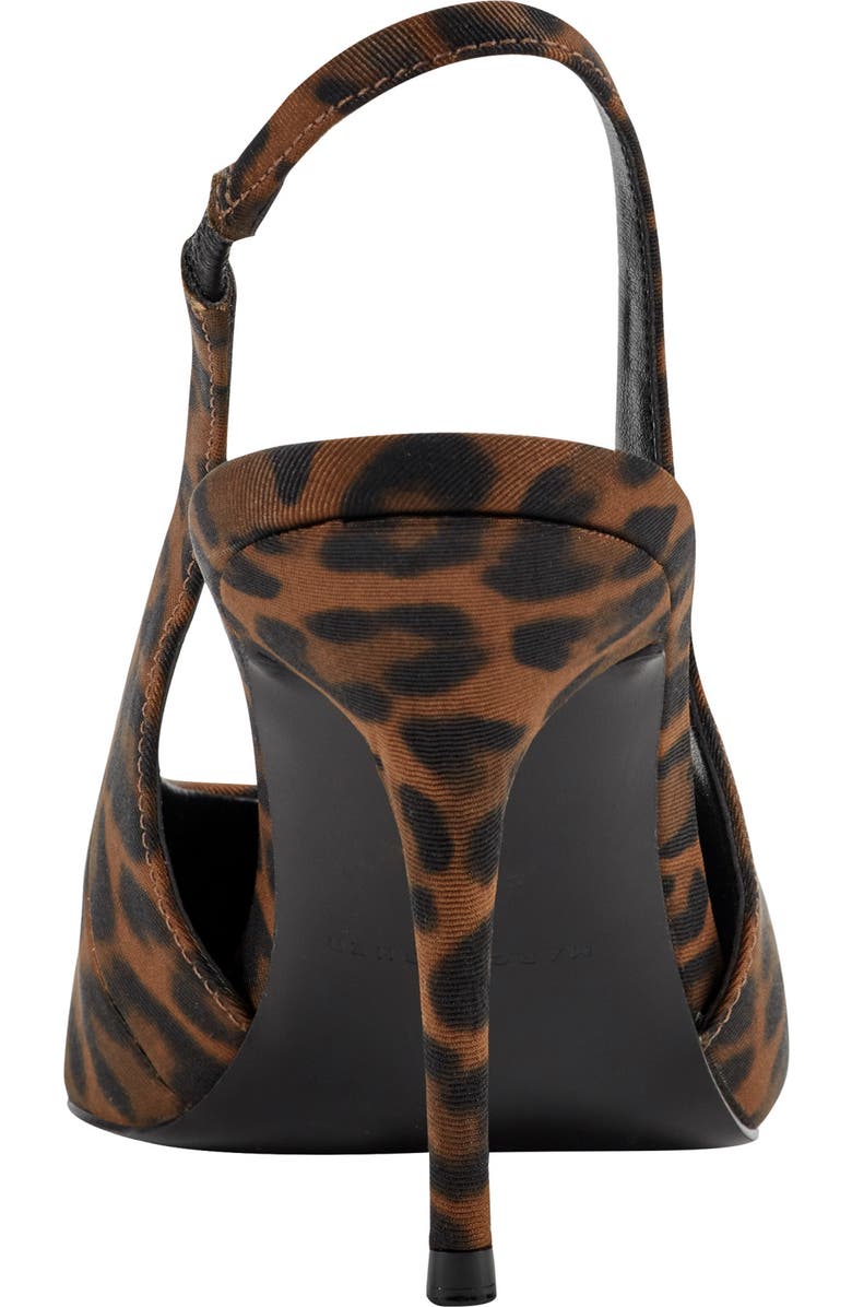 Marc Fisher LTD Leynne Slingback Pointed Toe Pump, Alternate, color, Dark Natural Leopard Print
