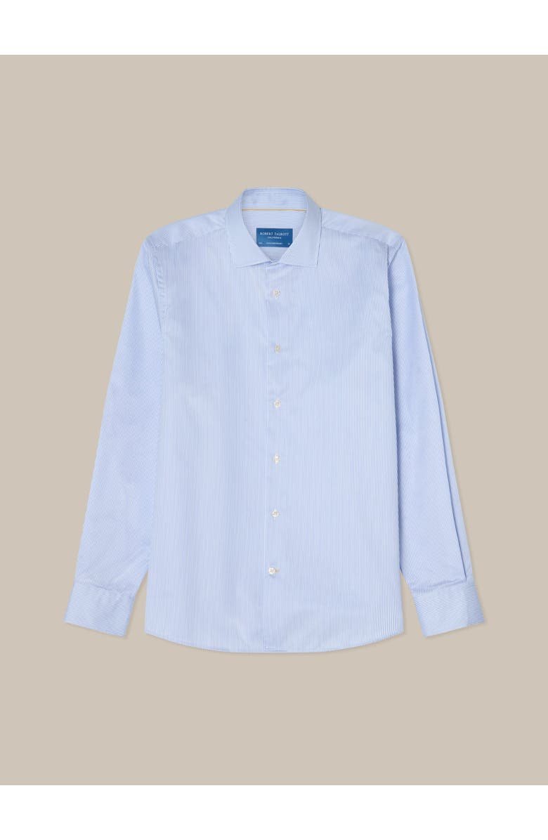 Robert Talbott Reynolds Mini Stripe Twill Classic Fit Shirt, Alternate, color, Blue