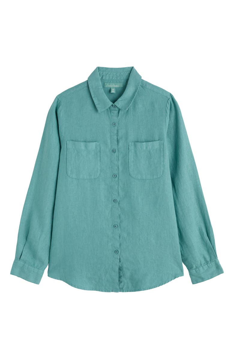 Seasalt Cornwall Hazel Branch Linen Button-Up Shirt, Alternate, color, Riverside