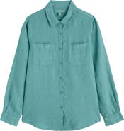 Seasalt Cornwall Hazel Branch Linen Button-Up Shirt