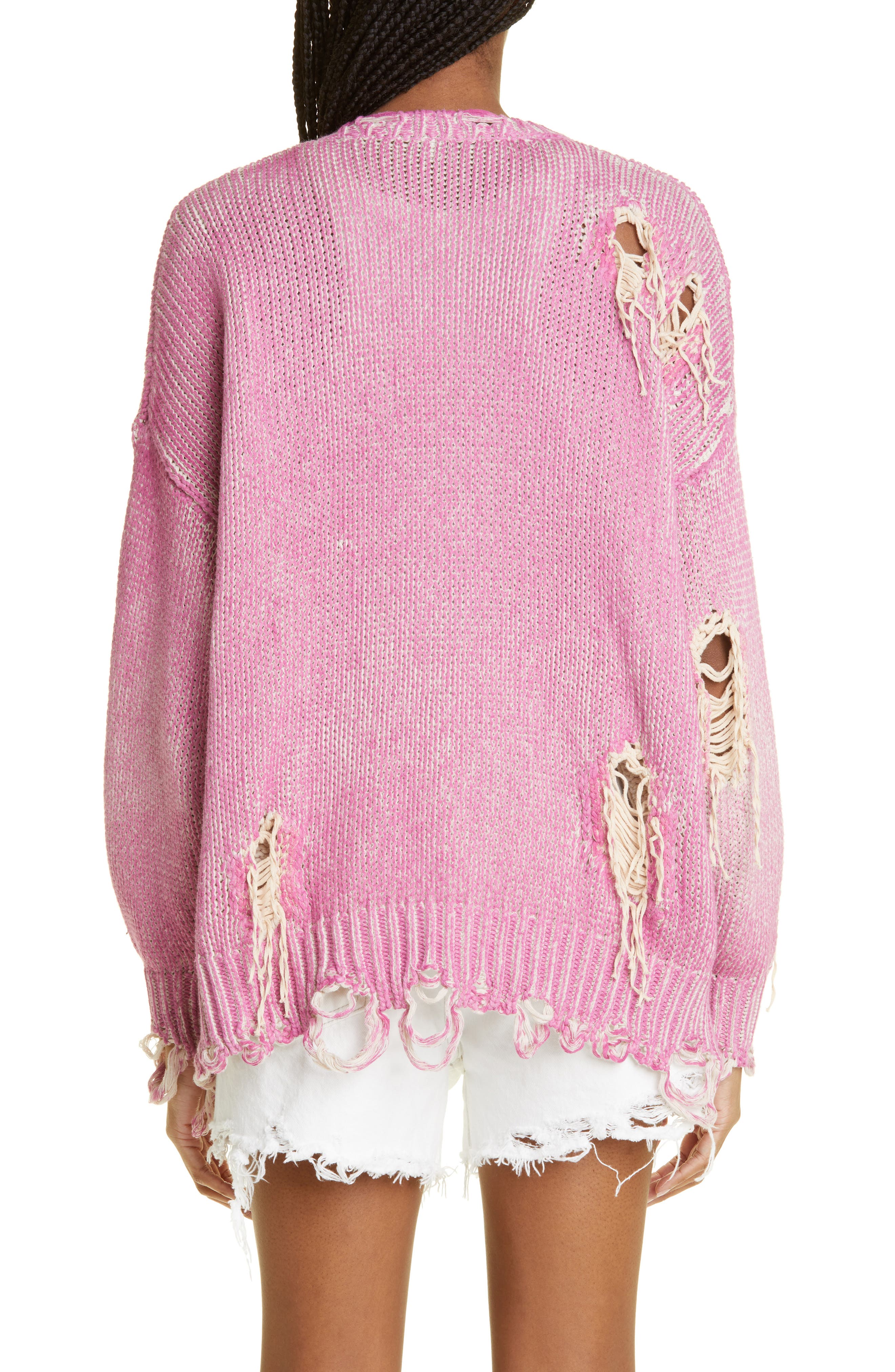 R13 Distressed Jumbo Cardigan (Women) | Nordstromrack