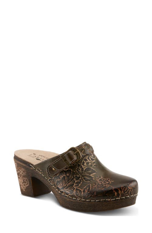 L'artiste By Spring Step Calliroe Platform Clog In Multi