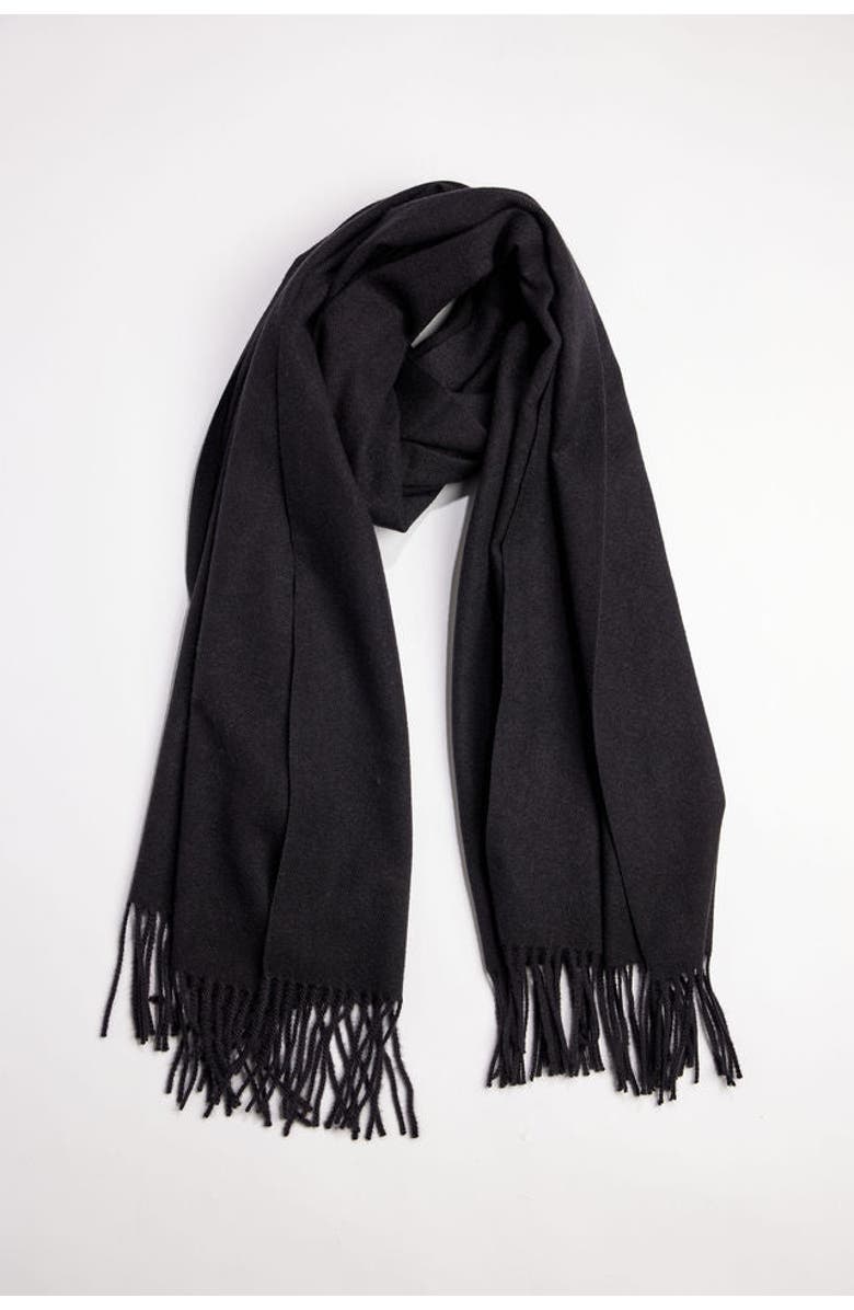 Hat Attack Travel Scarf, Main, color, Black