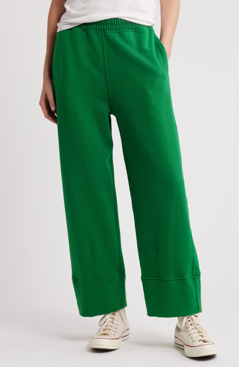 THE GREAT. The Win Cotton French Terry Sweatpants, Main, color,