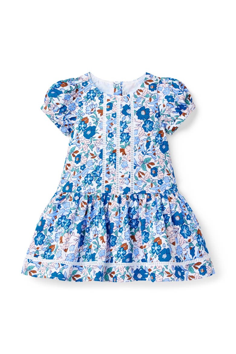 Floral Corduroy Dress, Main, color, Blue
